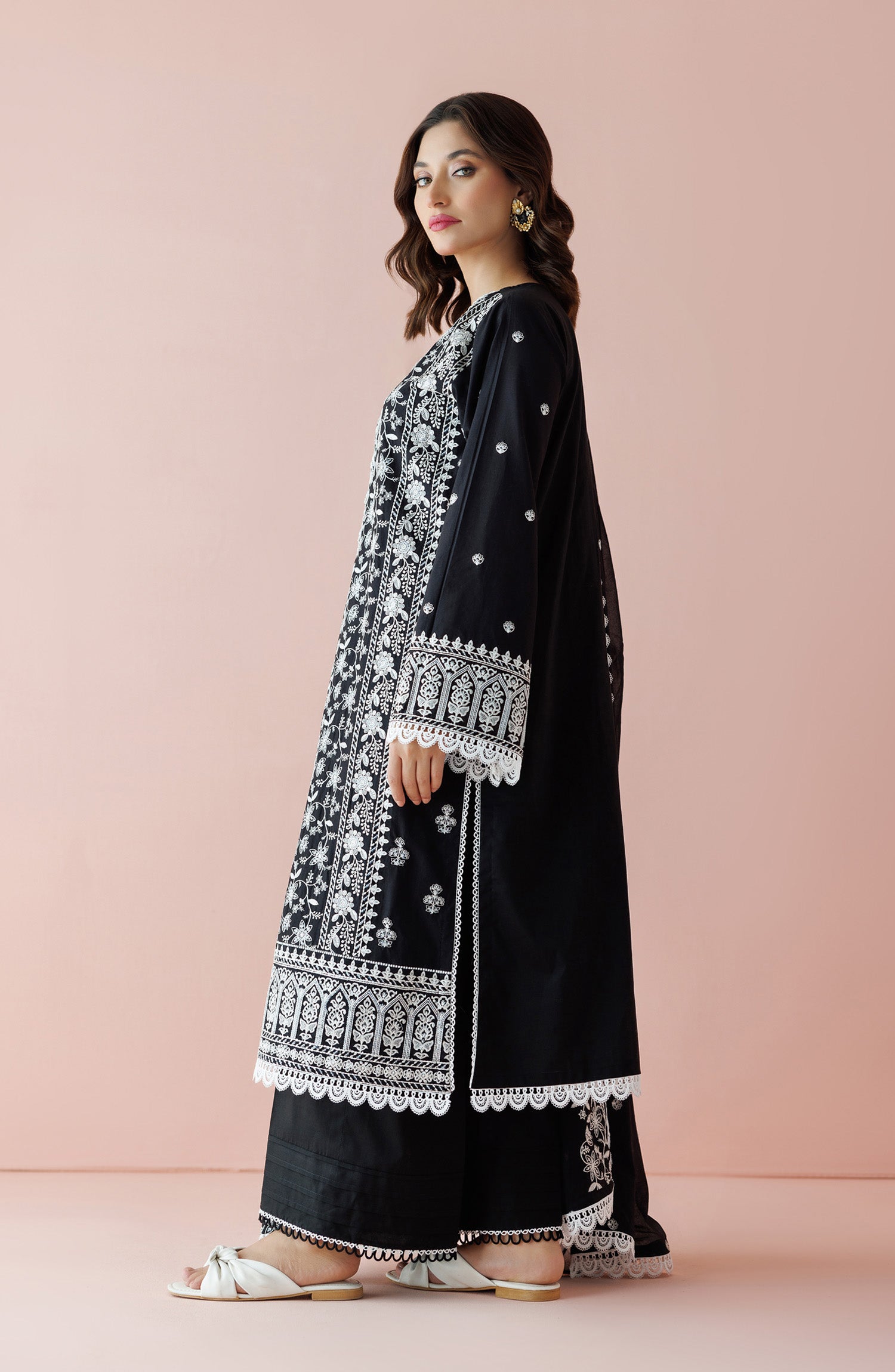 WRFC24S-3004 CAMBRIC Women READY TO WEAR SHIRT DUPATTA PANTS
