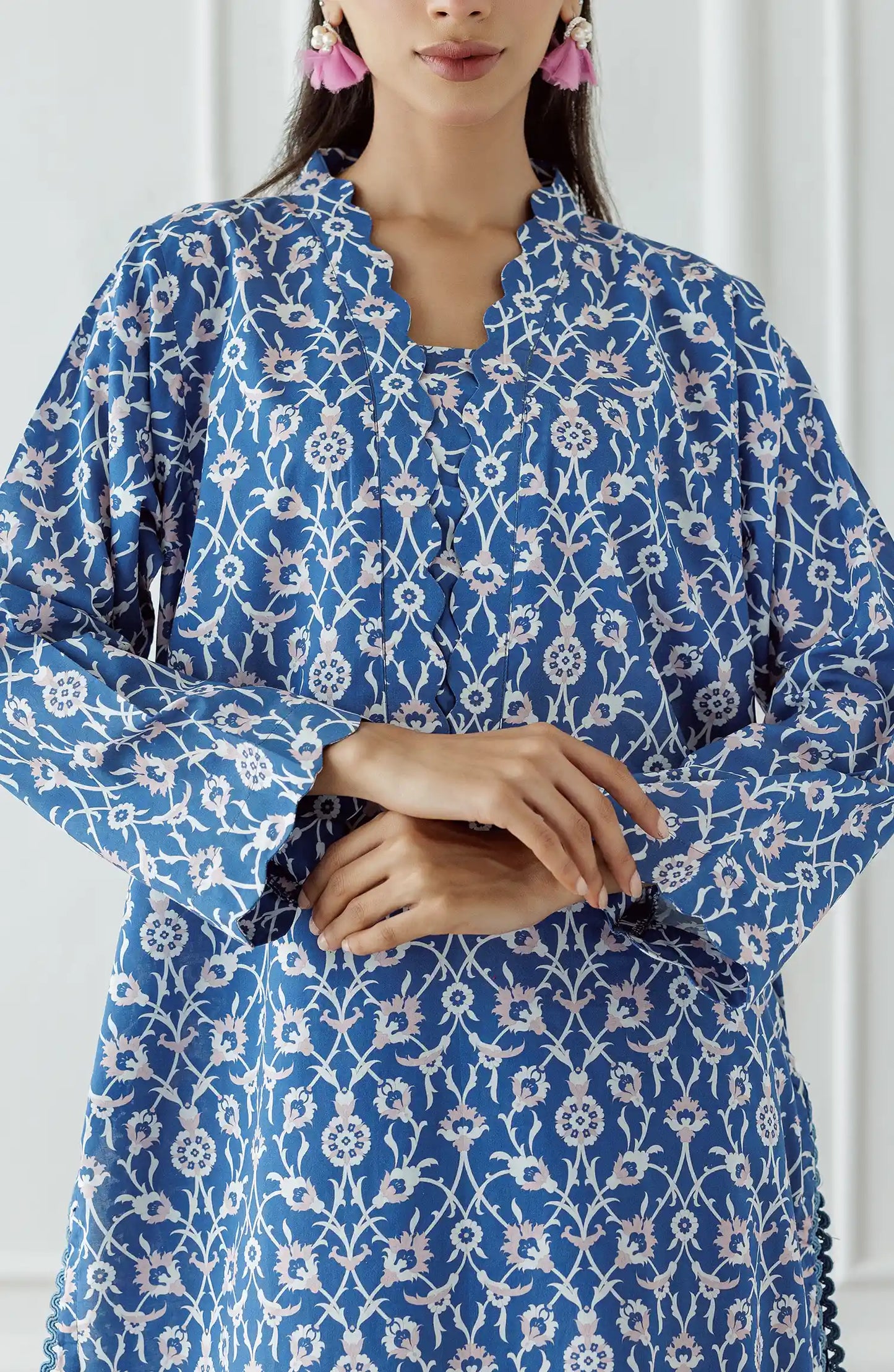 Stitched Printed Lawn Shirt & Pant - 2 Piece (Co-ord Set) - WRCC25S-2003