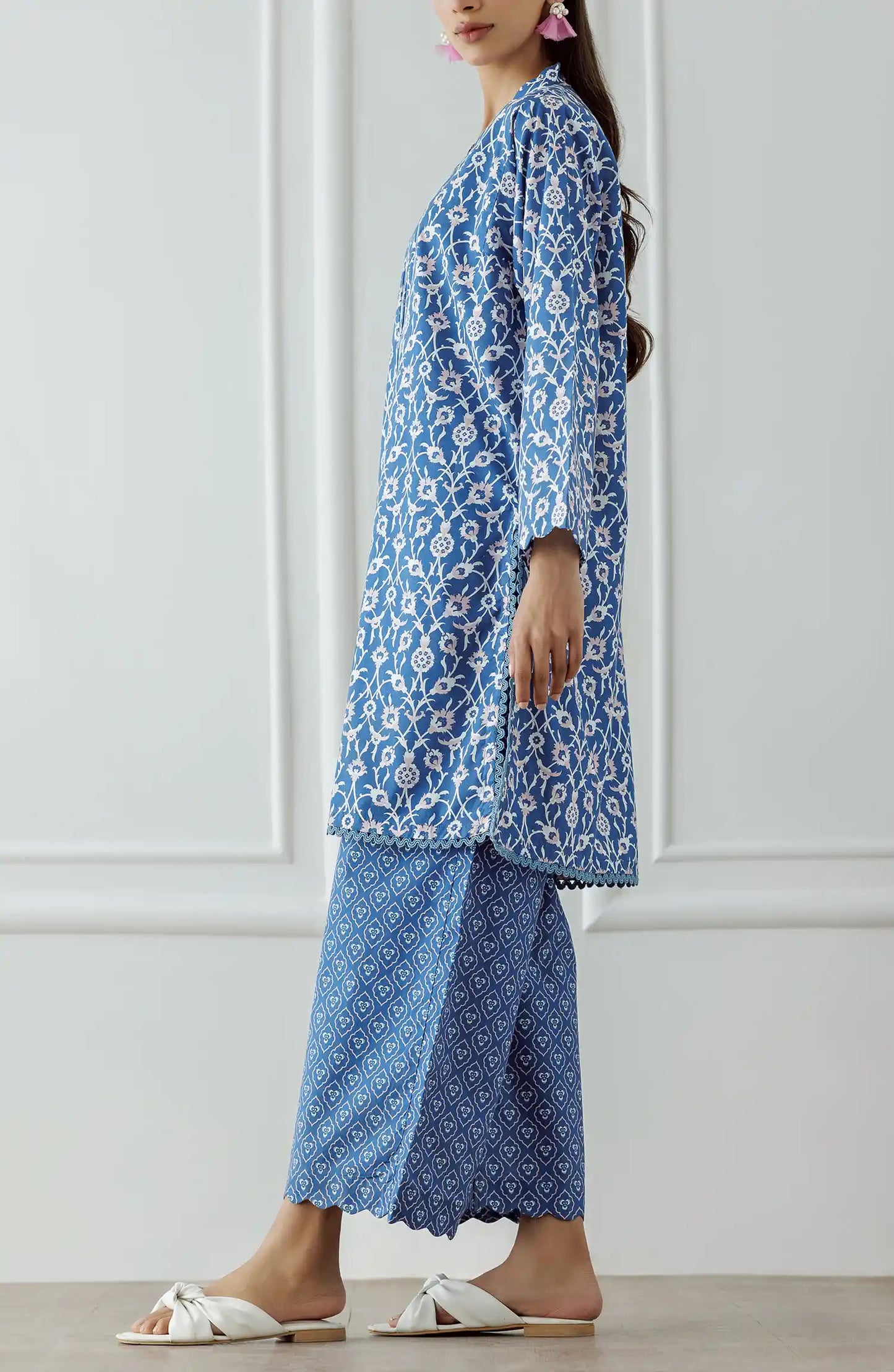 Stitched Printed Lawn Shirt & Pant - 2 Piece (Co-ord Set) - WRCC25S-2003