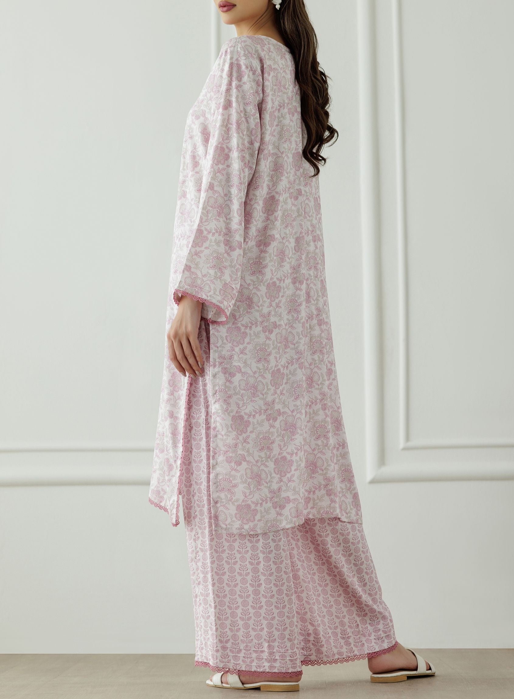 Stitched Printed Lawn Shirt & Pant - 2 Piece (Co-ord Set) - WRCC25S-2005