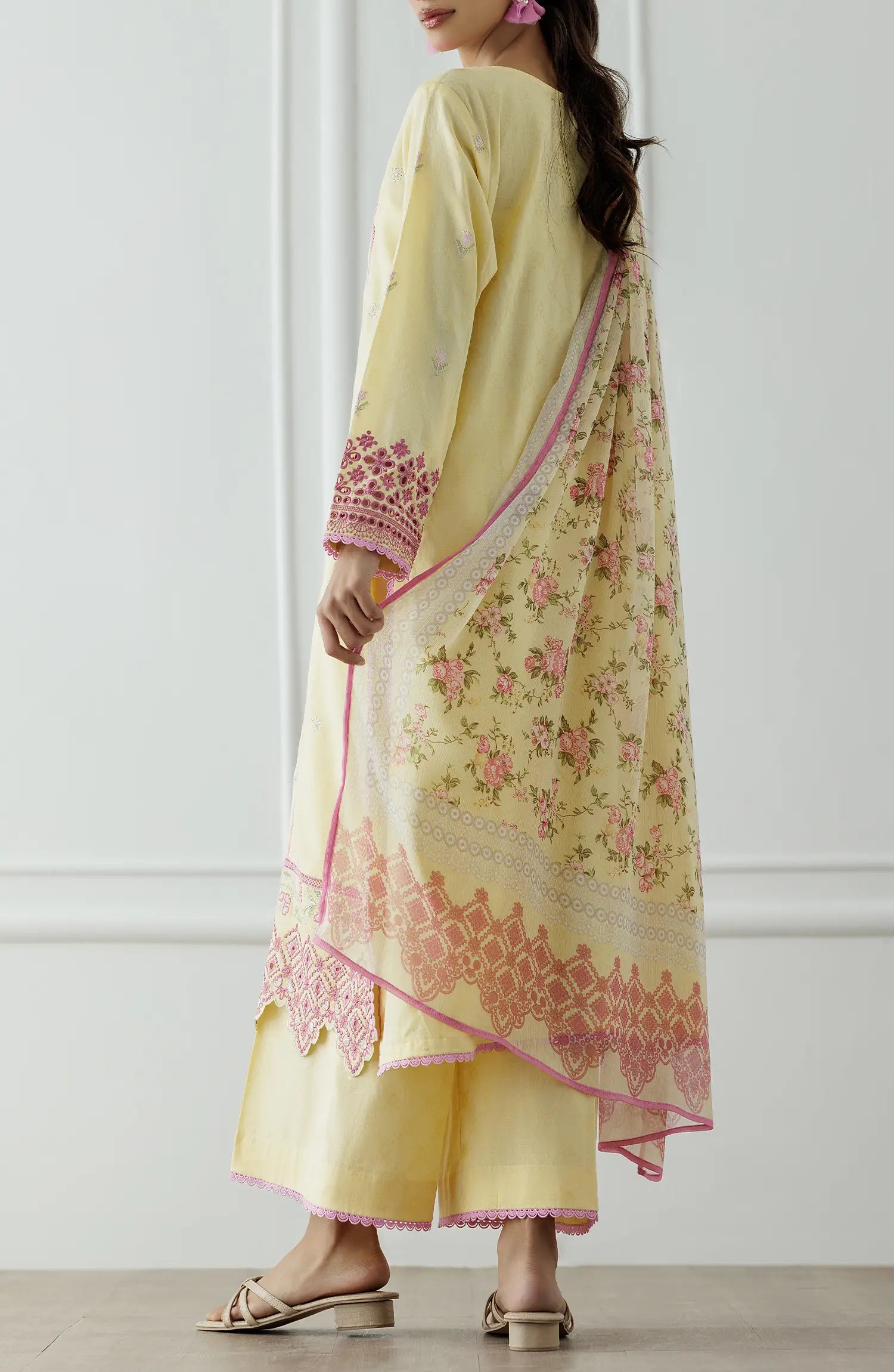 Stitched Luxury Lawn Festive Formal Shirt & Pant - 3 Piece - WRCJ25S-3001