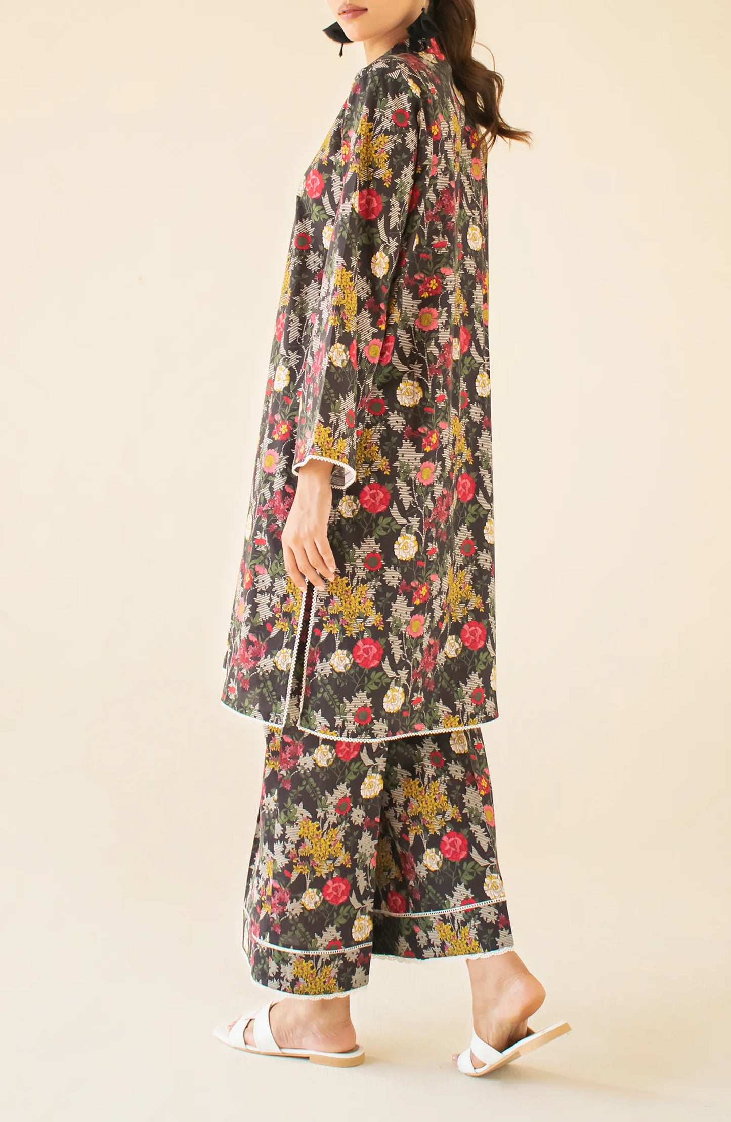 Stitched Printed Shirt & Pant - 2 Piece (Co-ord Set) - WRCK24W-2004