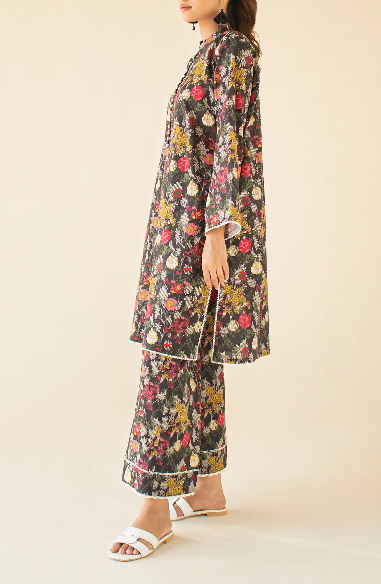 Stitched Printed Shirt & Pant - 2 Piece (Co-ord Set) - WRCK24W-2004