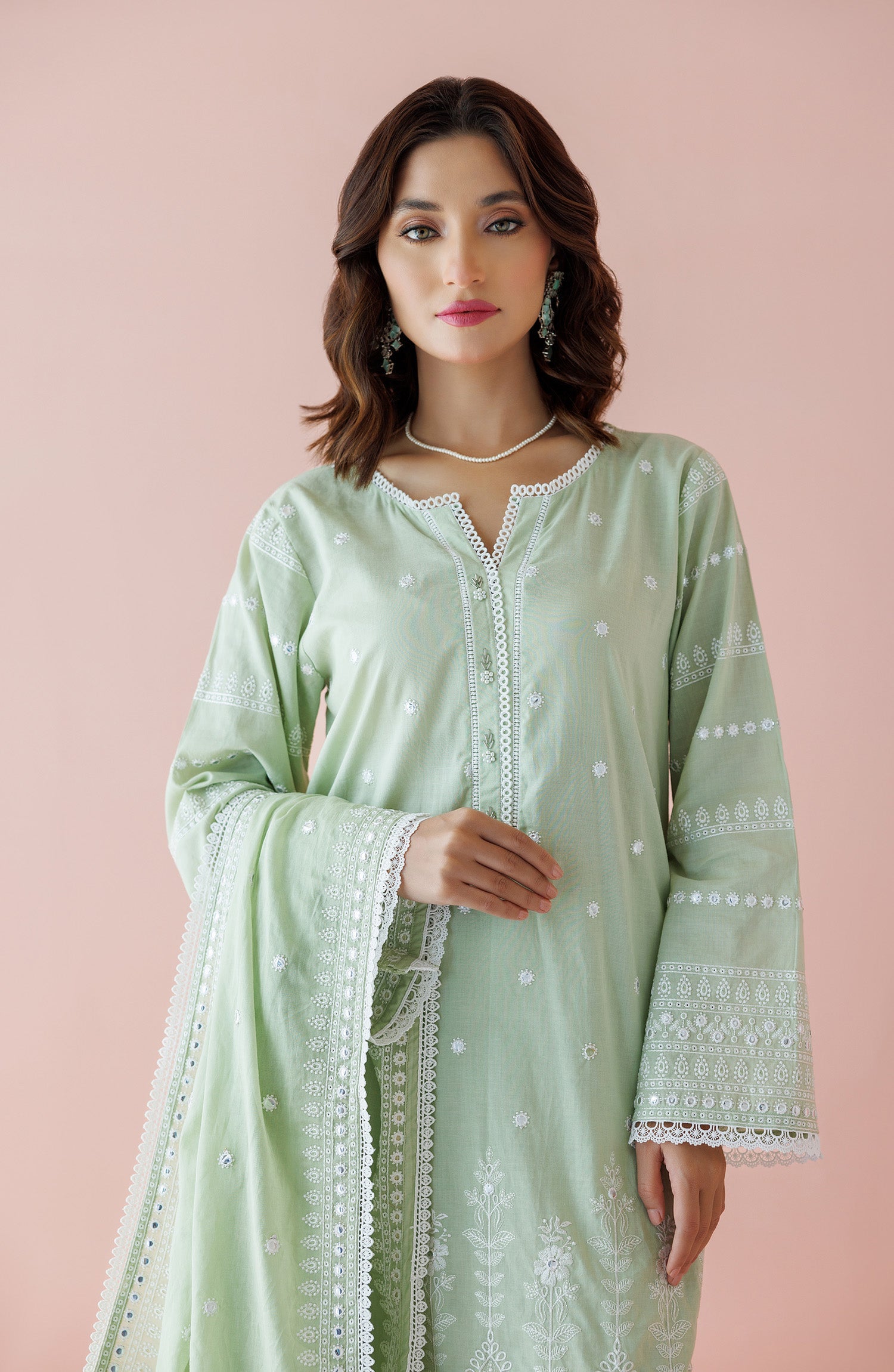 Stitched Luxury Festive Formal Shirt & Pant - 2 Piece (COORDSET) - WRFC24S-2001