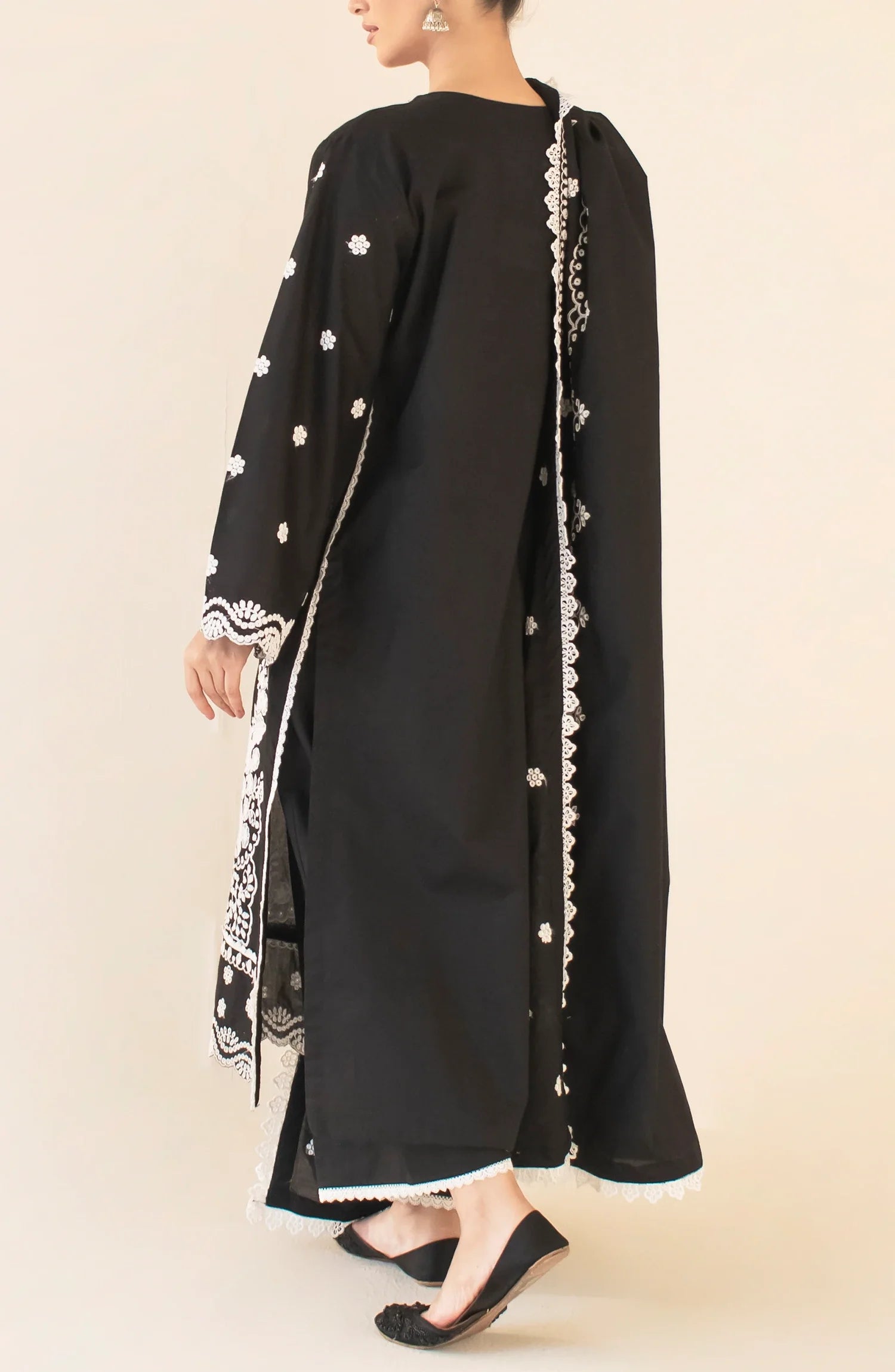 Unstitched Chikankari Shirt Dupatta & Pant - 3 Piece - WRFC25S-3001