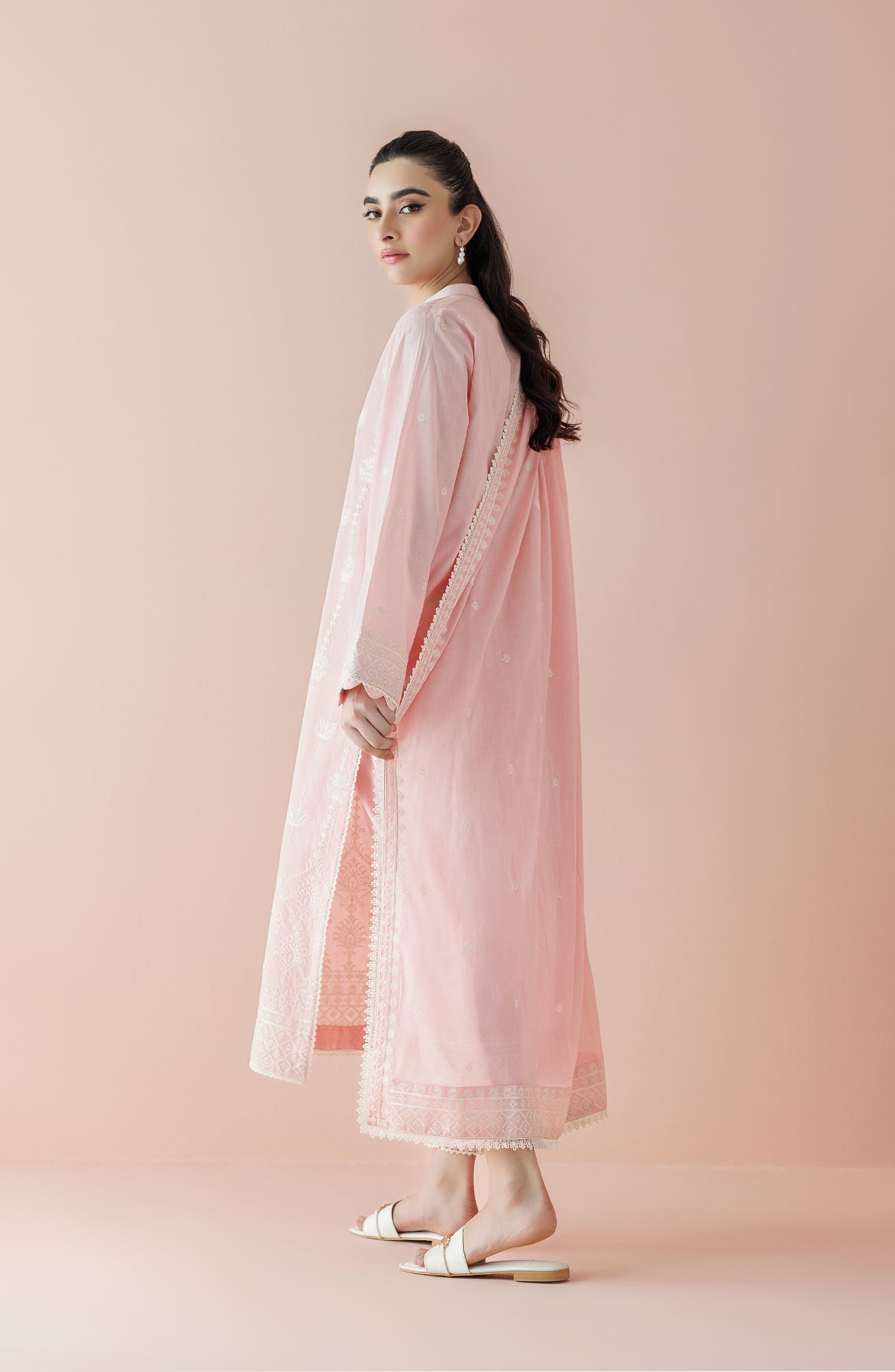 WRFC24S-3003/U PINK LAWN Women UNSTITCHED SHIRT DUPATTA PANTS