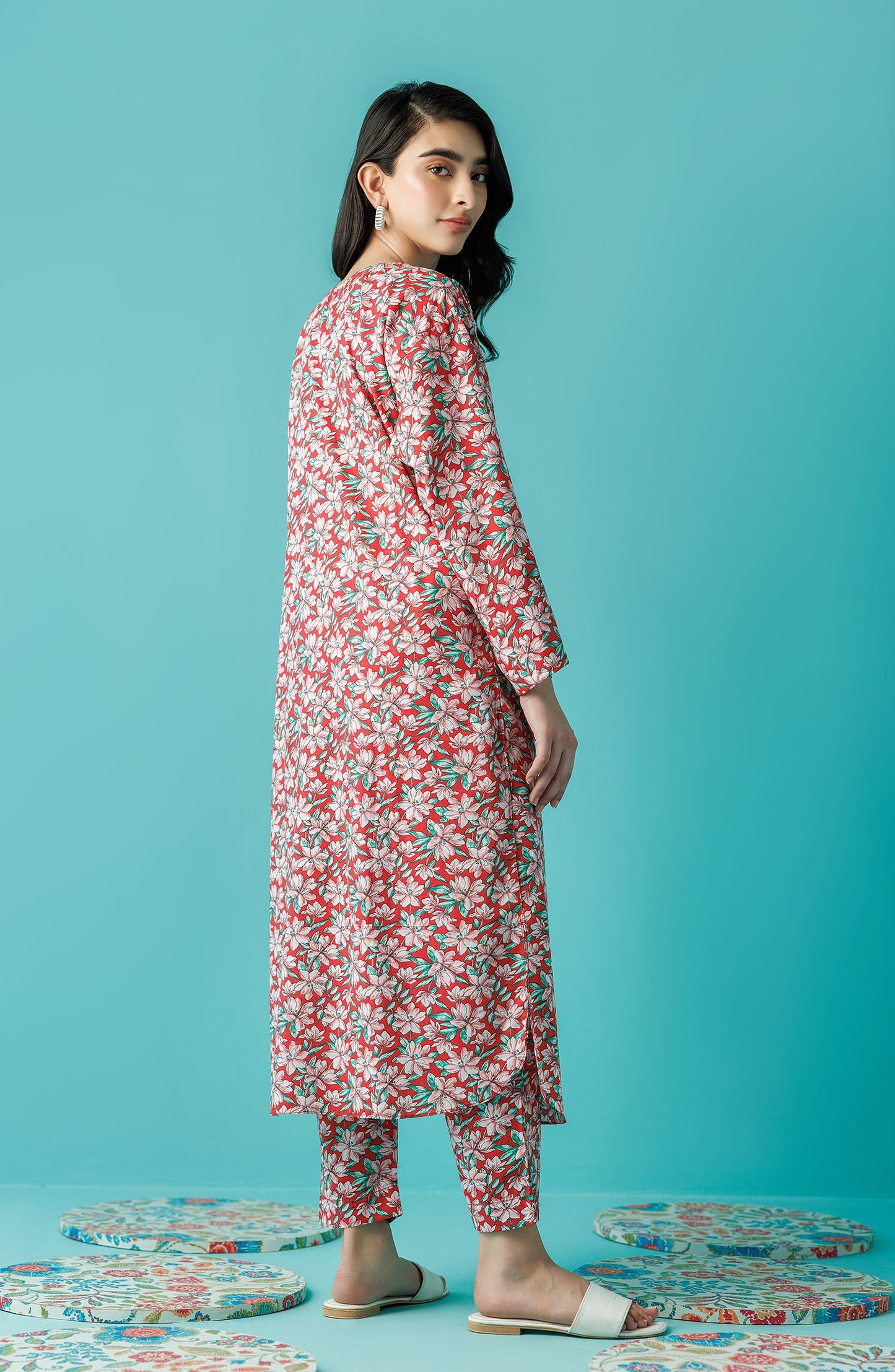 WRCC24S-2008 LAWN Women READY TO WEAR SHIRT PANTS