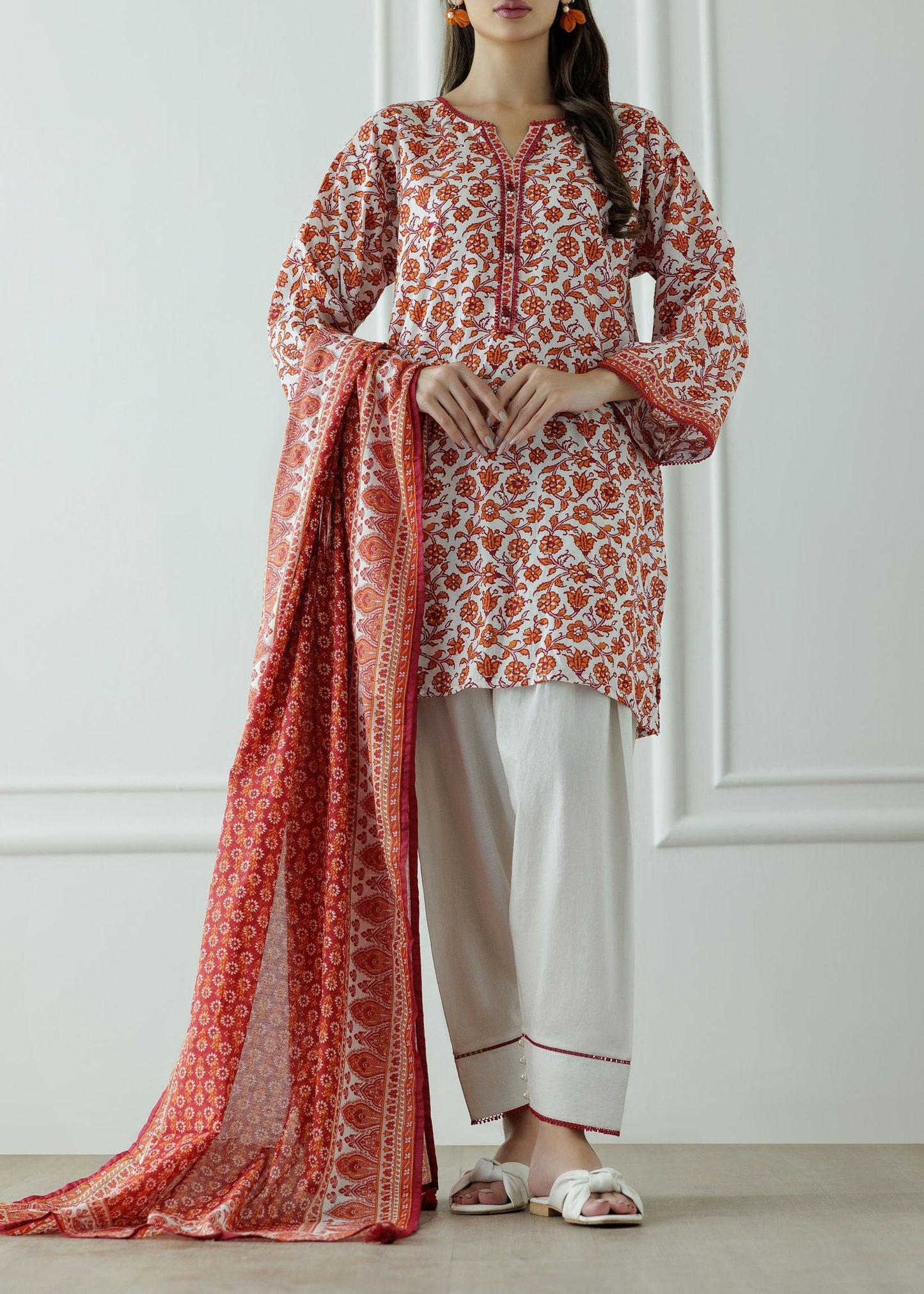 Stitched | 3 Piece | Printed Lawn | OTL-25-013