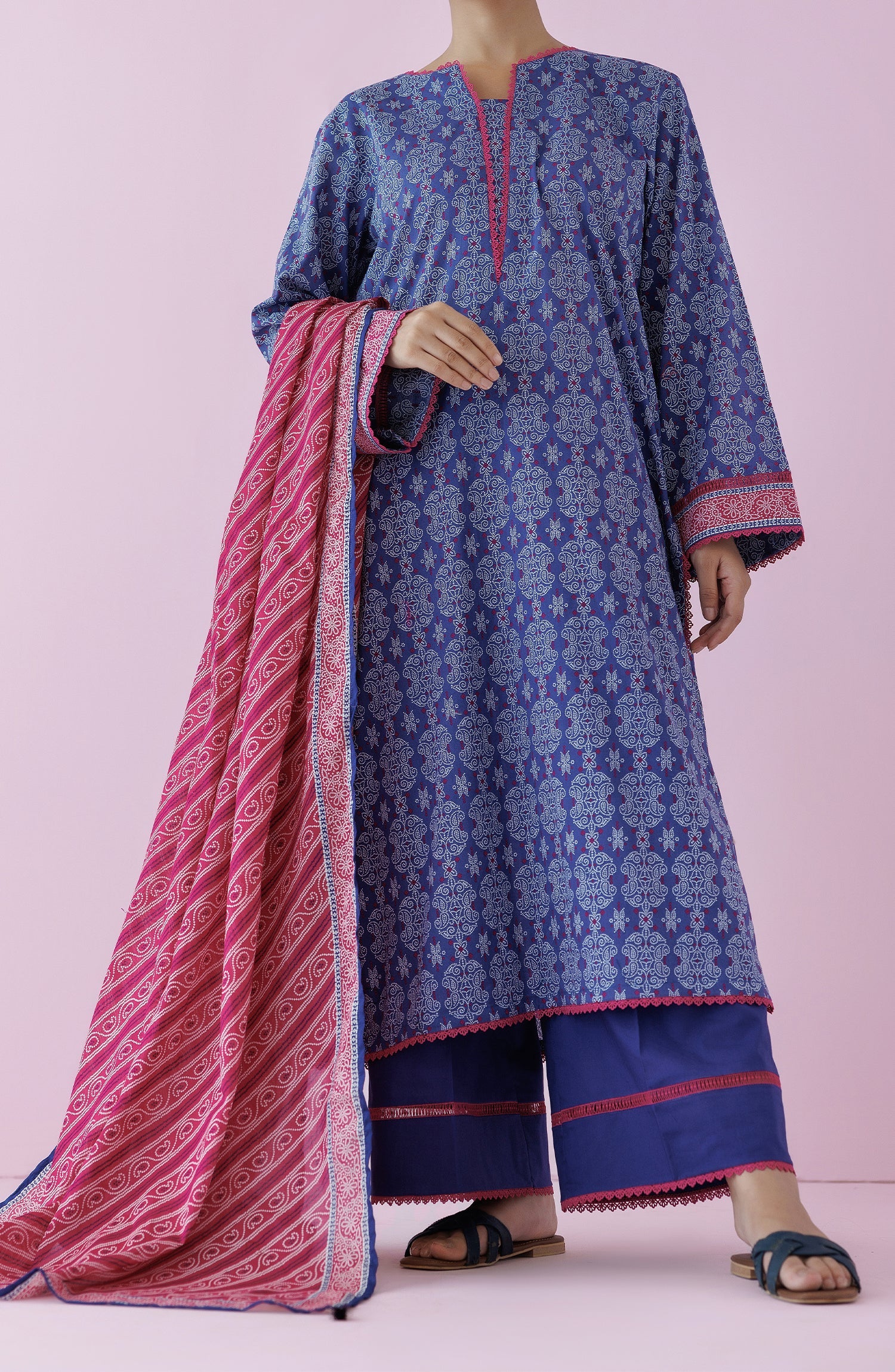Stitched | 3 Piece | Printed Lawn | OTL-24-210