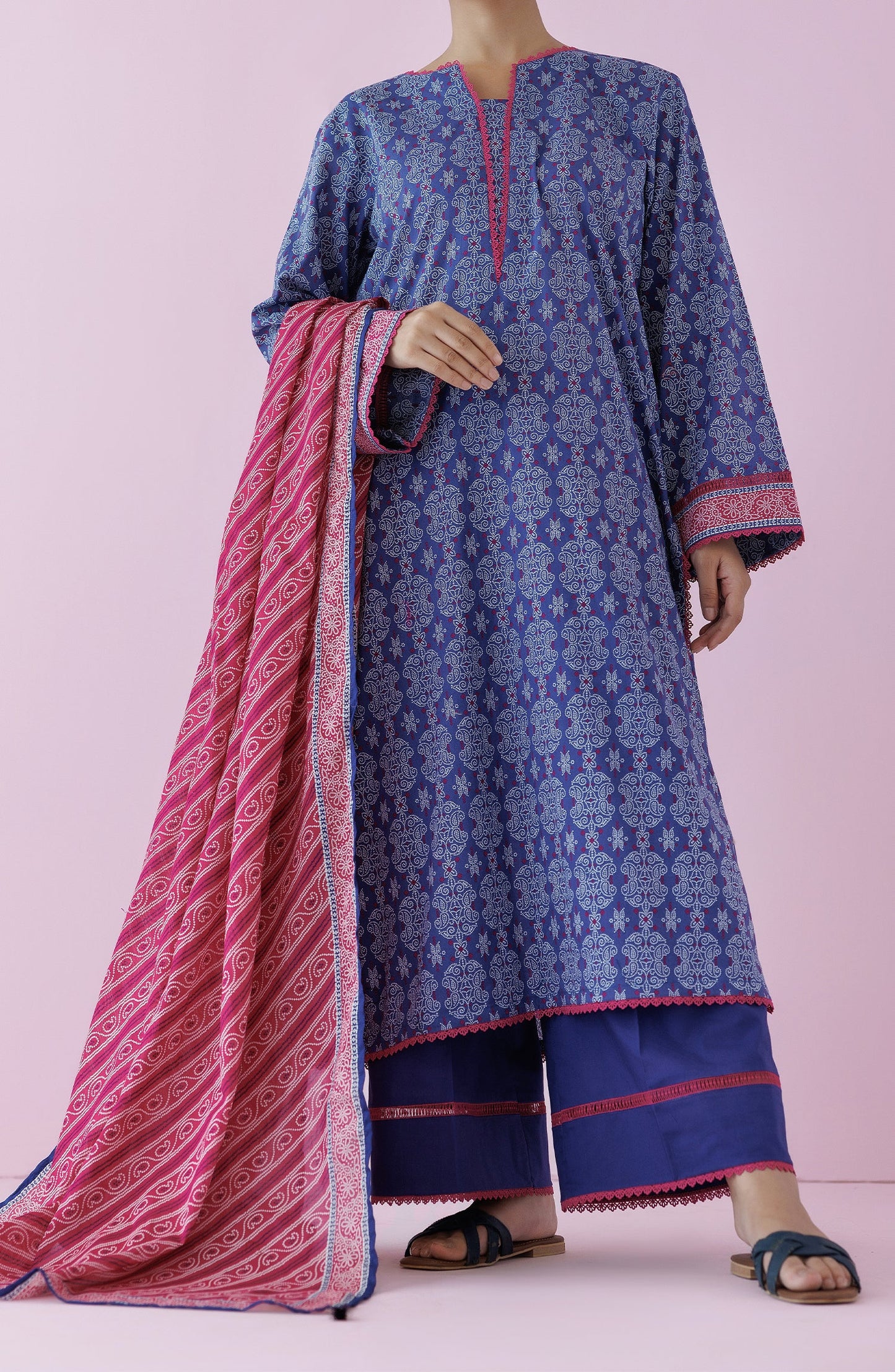 Stitched | 3 Piece | Printed Lawn | OTL-24-210