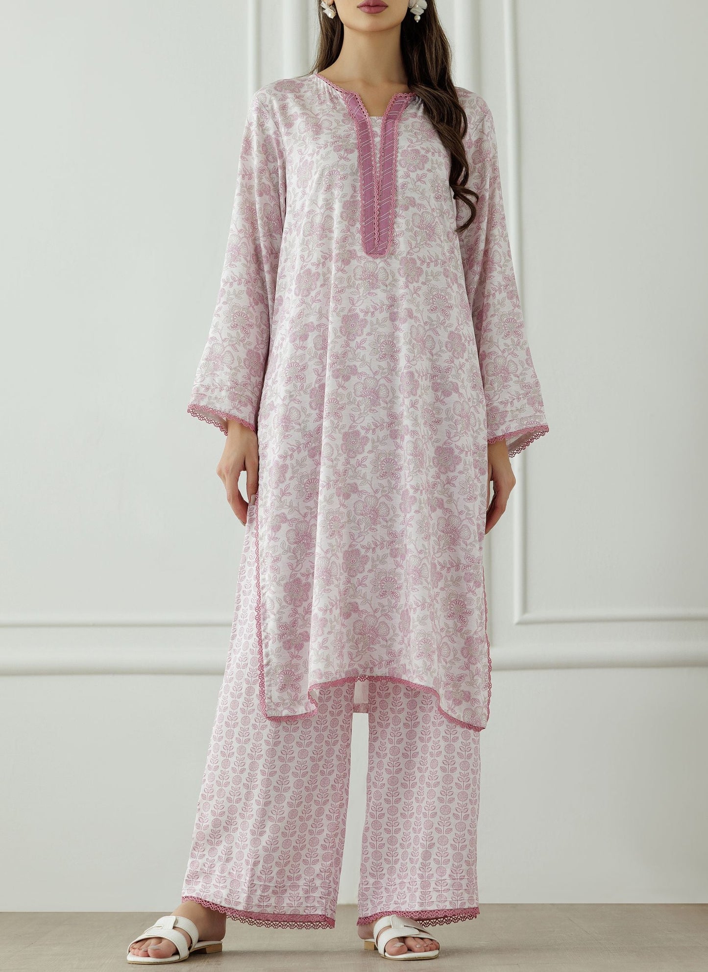 Unstitched Printed Lawn Shirt & Pant - 2 Piece - WRCC25S-2005