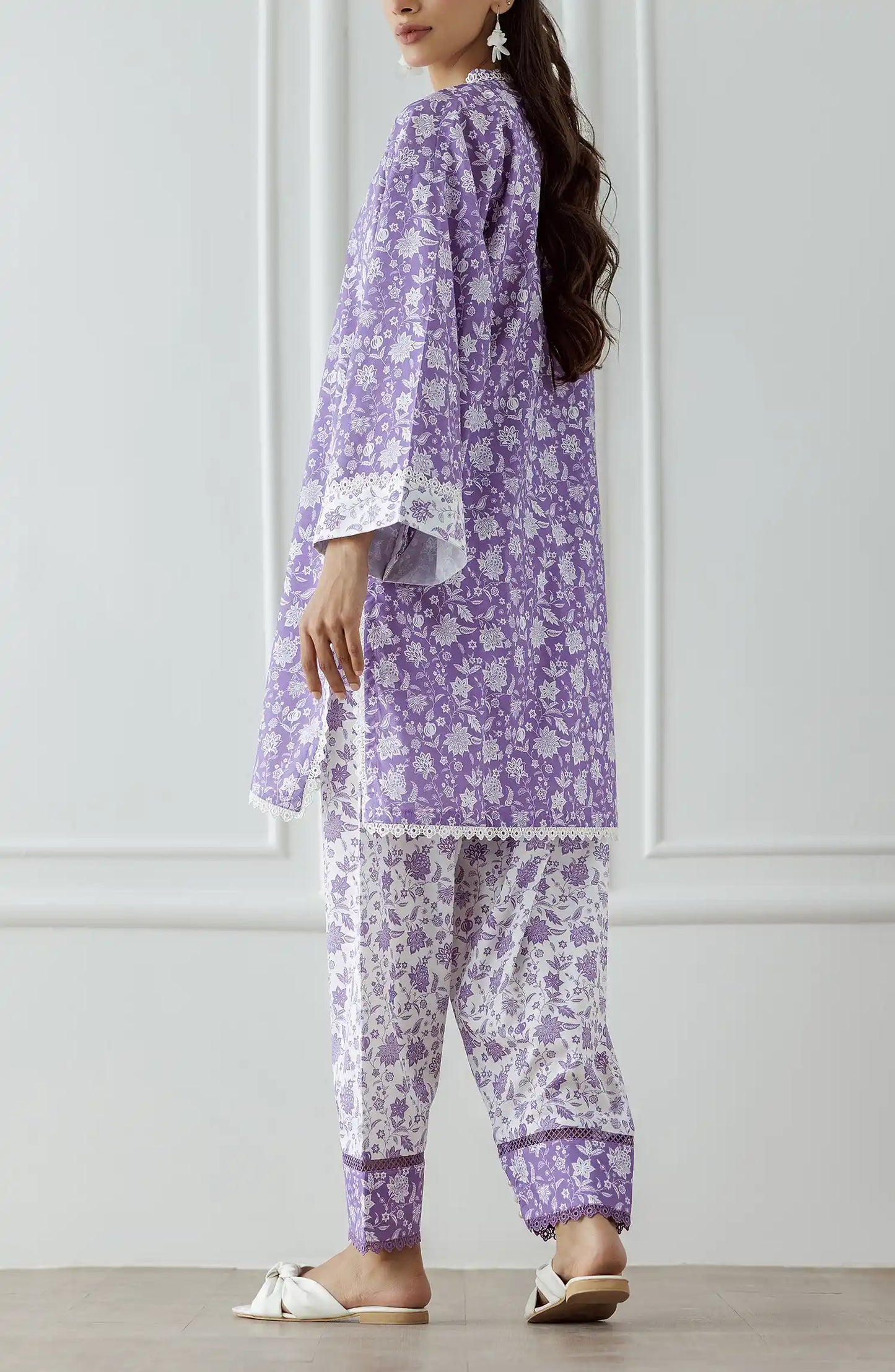UNSTITCHED Printed Lawn Shirt & Pant - 2 Piece (Co-ord Set) - WRCC25S-2007