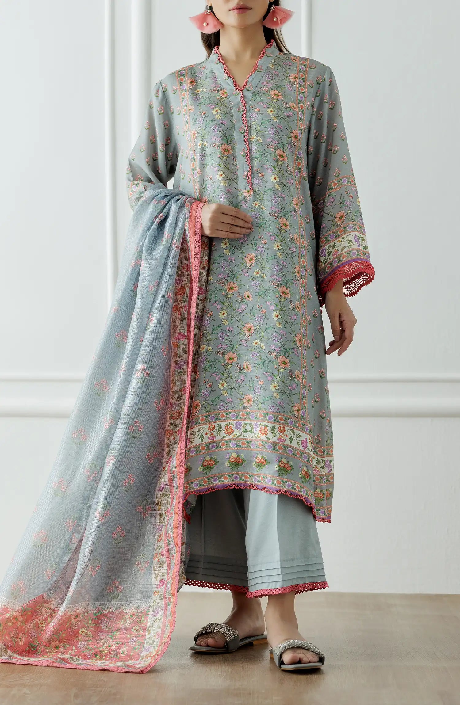 Stitched | 3 Piece | Premium Printed Raw Silk | WRCR24S-3002