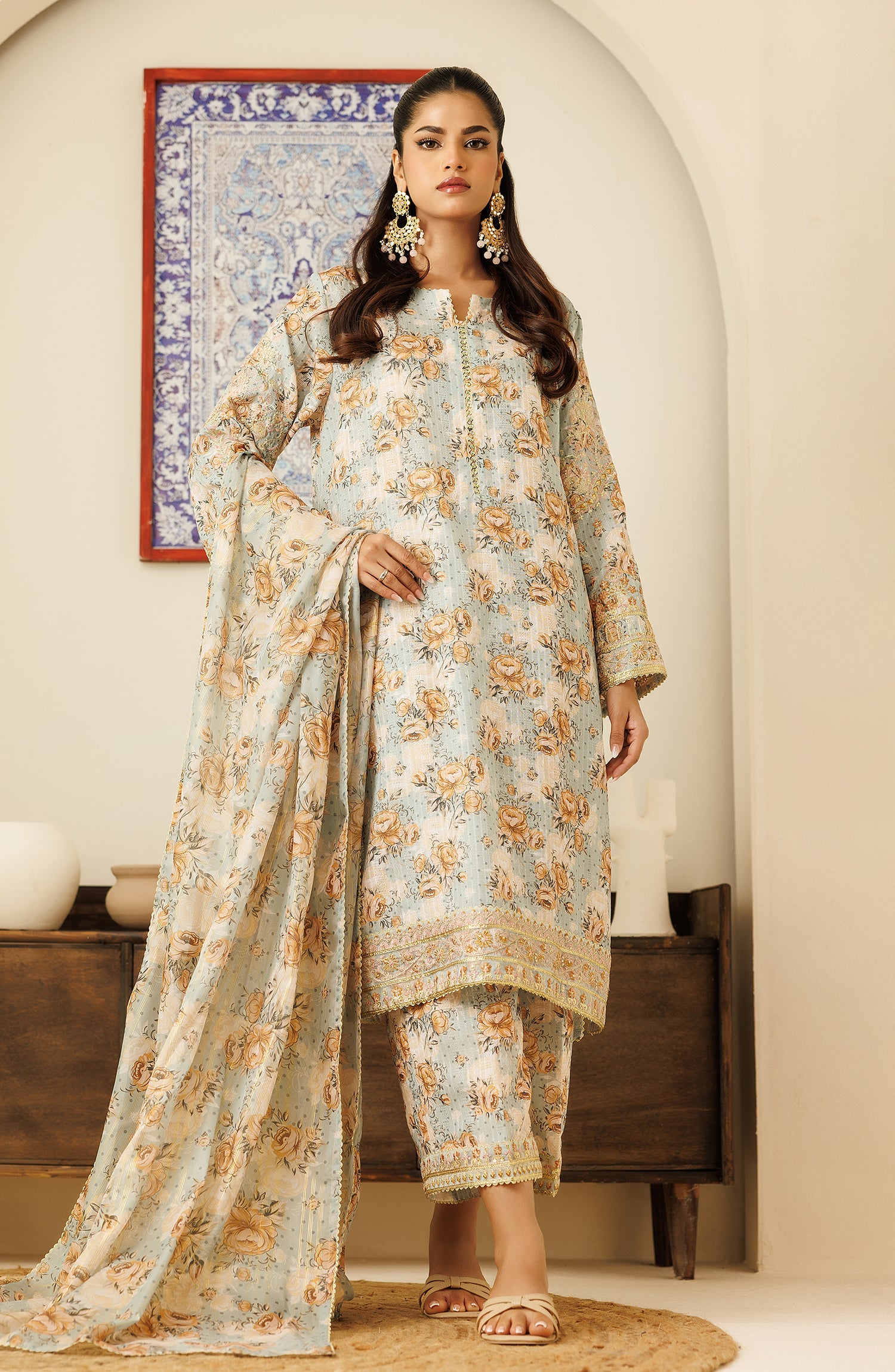 Unstitched | 3 Piece | Luxury Formal Lawn | WRFZ24S-3004